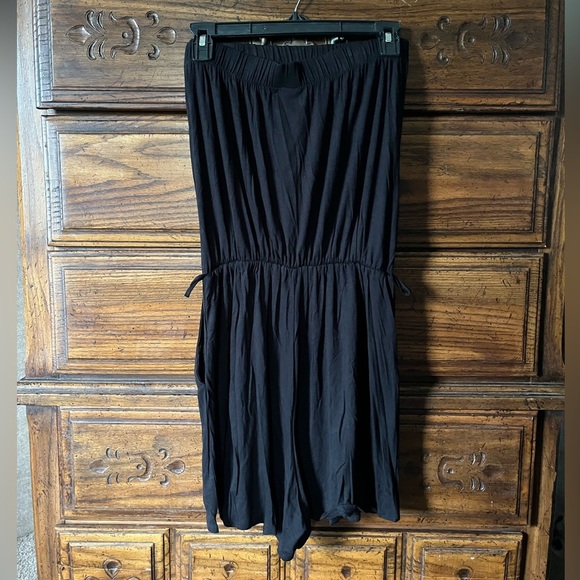 Black Women's Romper - Picture 1 of 8